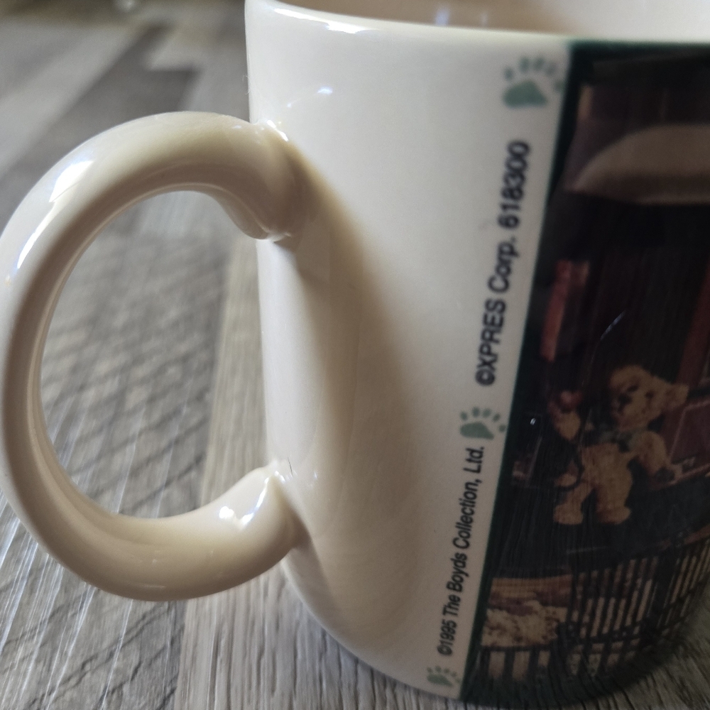 Boyds Bears 1995 Teddy Bear Train Mug Vintage The Boyds Collection - Picture 6 of 6
